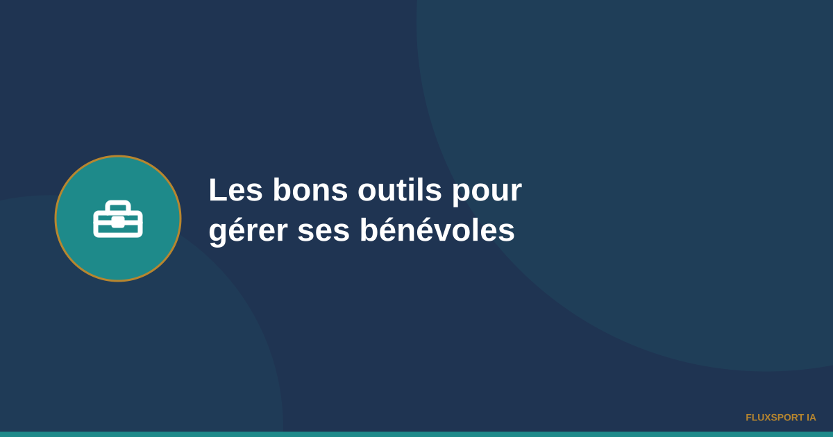 Boîte à outils symbolisant les solutions de gestion des bénévoles
