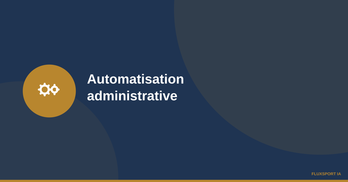 Engrenages reliés symbolisant l'automatisation administrative en chaîne