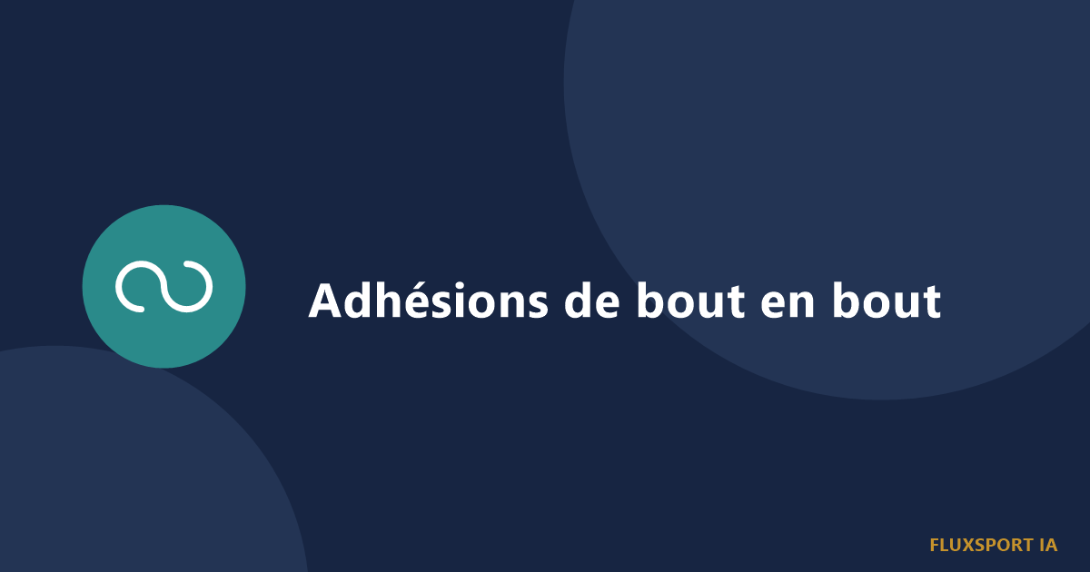 Carte de membre avec coche de validation symbolisant la gestion des adhésions