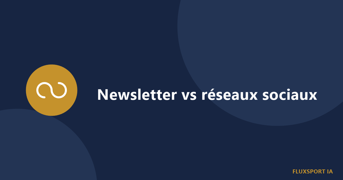 Enveloppe et bulle de discussion symbolisant newsletter et réseaux sociaux
