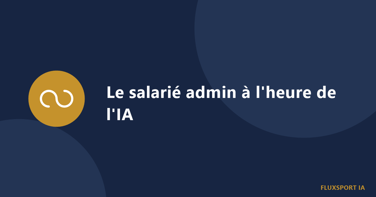 Bureau avec engrenage symbolisant l'évolution du poste administratif